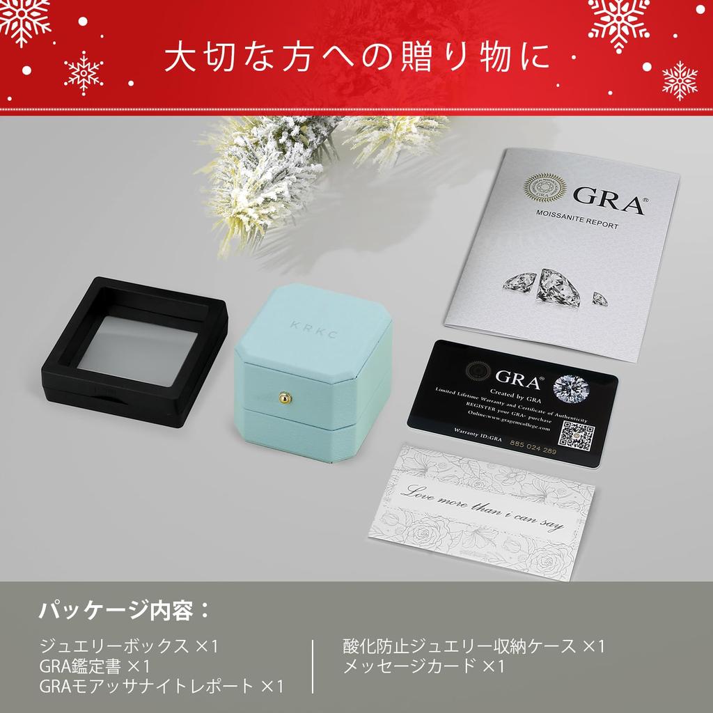 Moissanite 4 Single 925 Moissanite Pendant Hypoallergenic To White Gold Adjustable Gift Box Birthday Gift 45cm Adjuster Total Carats [KRKC] Women's