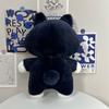 Black Scaramouche Cat Game Genshin Impact Fluffy Wanderer Pet Plush Toys Cosplay Doll Soft Stuffed Pillow Gift For Kids