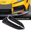 Передние сплиттеры из углеродного волокна для Toyota Supra GR A90 A91 MK5 J29 2020-2026 Накладка на нижнюю часть переднего бампера автомобиля Комплекты обвеса