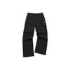 FILA Urban Tech Однотонные Спортивные брюки Прямой крой Тканые Женские низ Черный T11W341801FBK