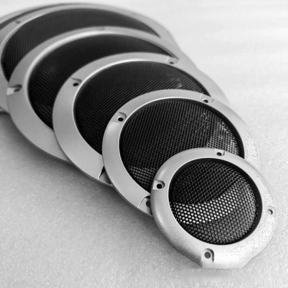 1Pcs Metal Iron Wire Grilles Speakers Plastic Frame High-grade Decorative Mesh Car Home