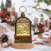 Рождественский Снежный Шар Фонарь Ручная Работа Художественные Принадлежности Светящийся Водный Фонарь для Рождественского Окна Шкафа Столешницы Стола Центральная Композиция