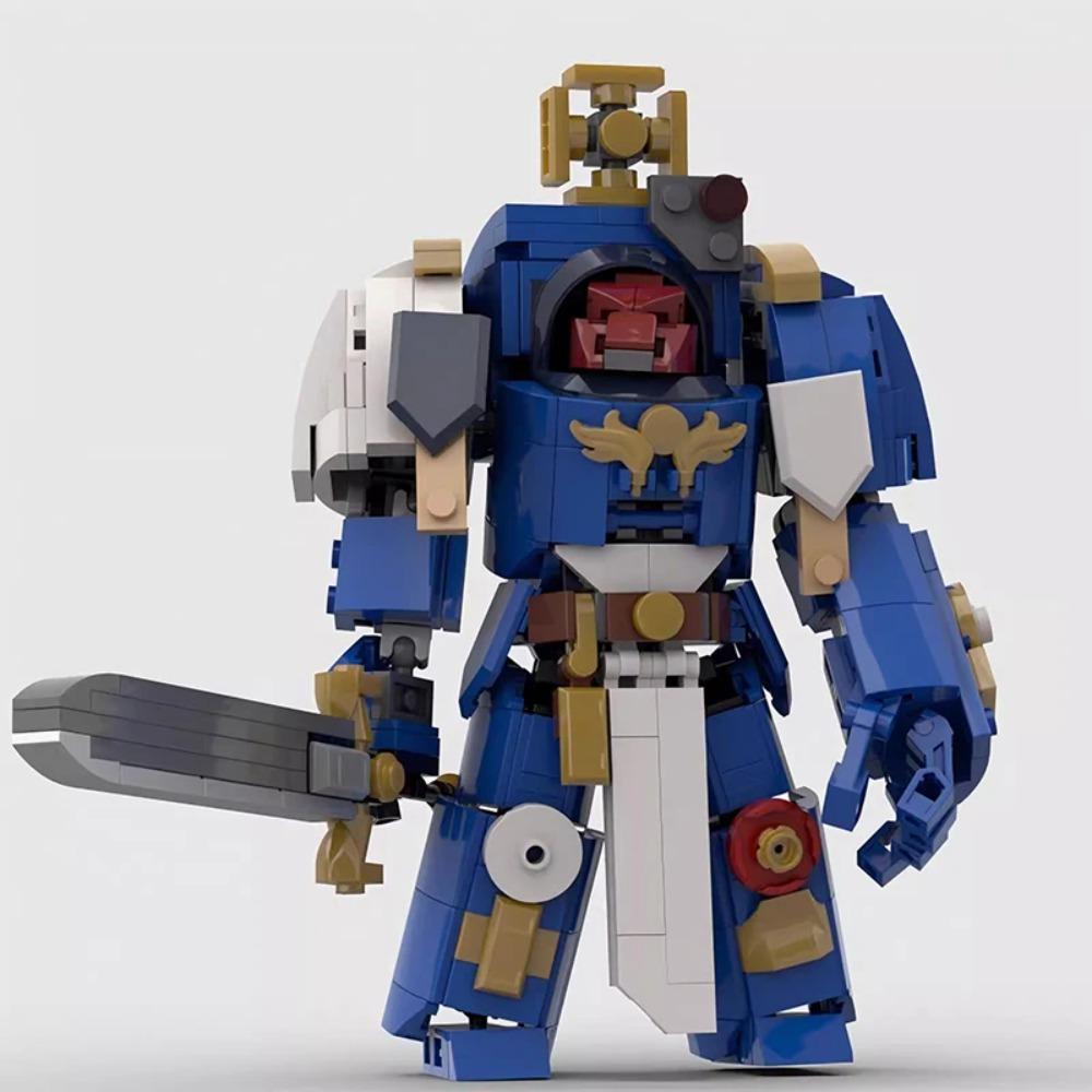 Bricklink Игра Меха ОРК Killas Kan Дредноут Терминатор Капитан Черные Храмовники Некрон Воин Робот Наборы Строительные Блоки Игрушки