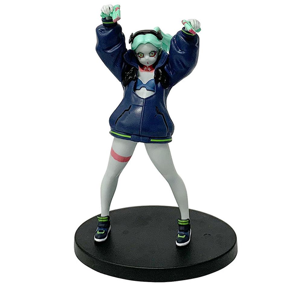 Киберпанк Люси Ребекка Дэвид Мартинес Джонни Сильверхенд Стоящие Взять Оружие Фигурки Игрушки