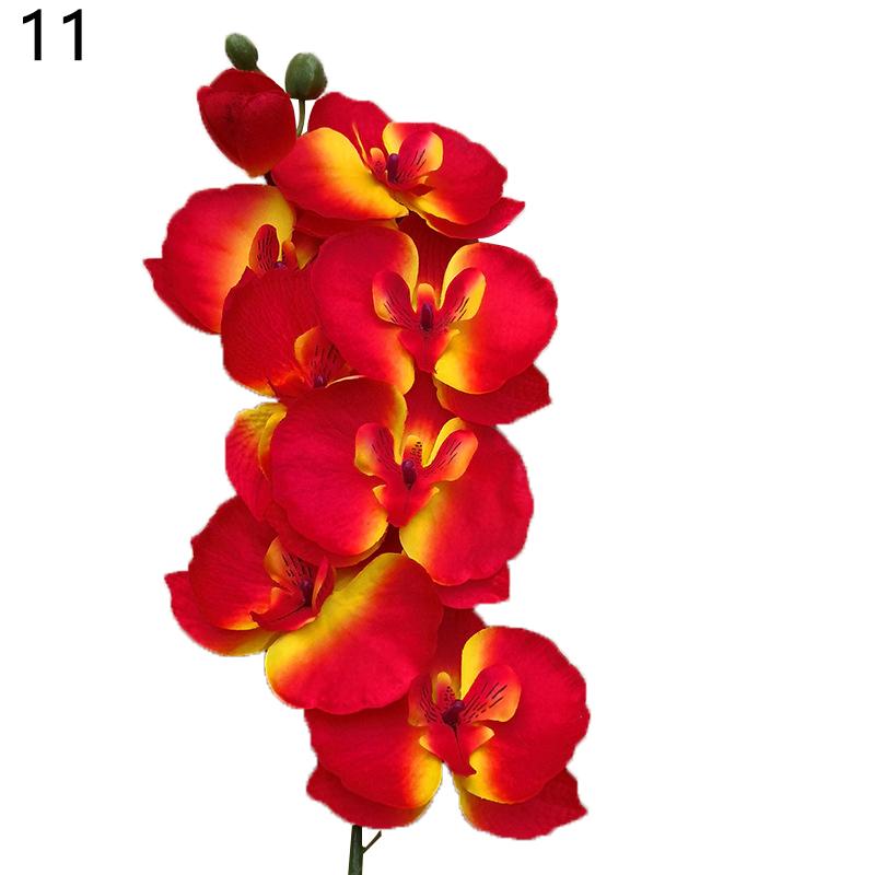 Красивые товары для вечеринок Моделирование Искусственные цветы Пластиковые украшения дома Орхидеи Растения 1 шт.