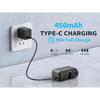TOPUMP TB2 PRO Mini Portable Electric Pump for Bike Cordless Tire Inflator 120PSI Max 450mAh Battery with Sreen Fast Charging