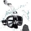 180 Degree Wide View Anti Fog Diving Mask Foldable Snorkel Scuba Gear For Adults Swimming Snorkeling Mask Adjustable Fit Comfortable Design