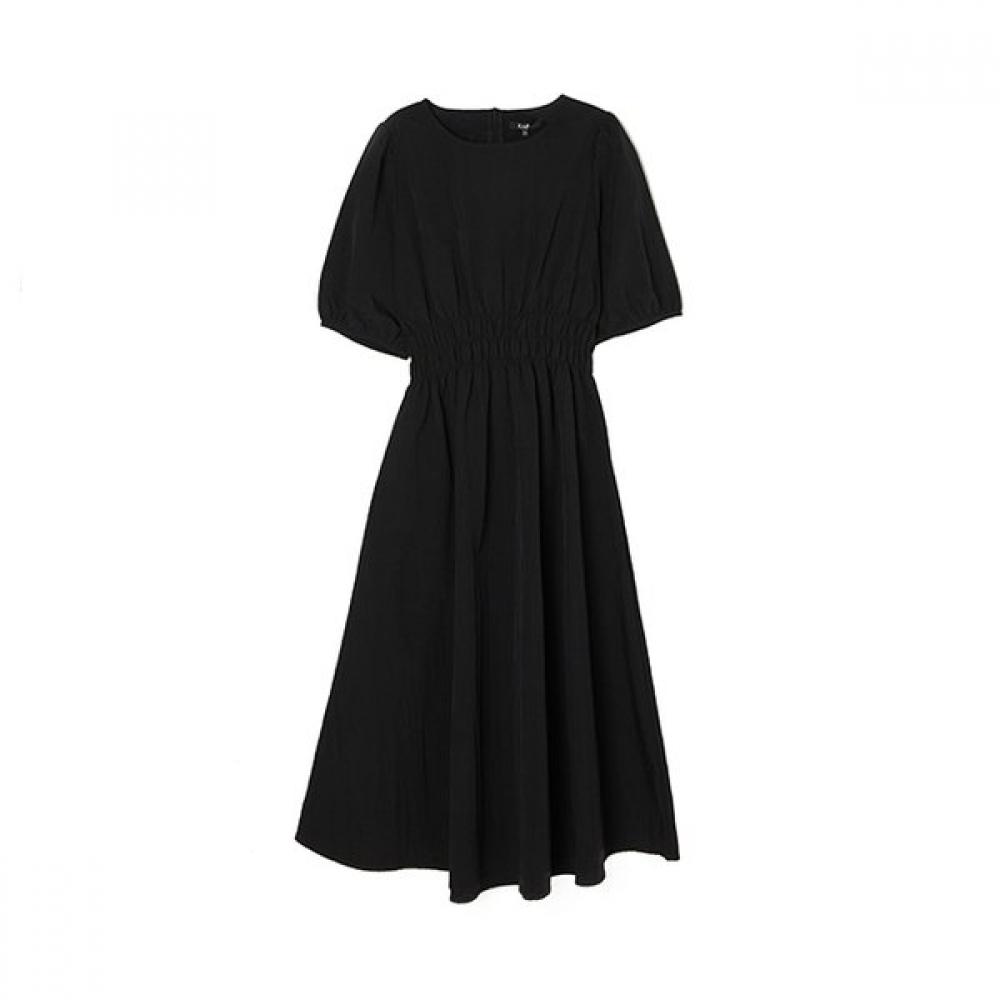 Lap Waist Smocking Nylon One Piece Ar2wos83  3color 