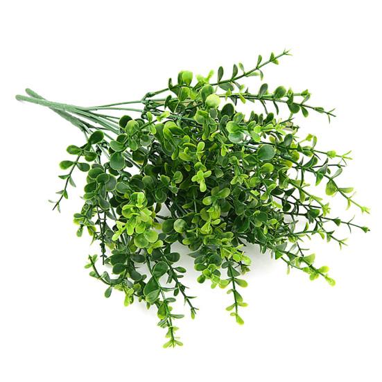 1шт пластиковые поддельные искусственные зеленая трава бонсай ремесло сад домашний офис декор