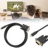 1,8 м 1080P Кабель USB C - VGA Портативный адаптер-конвертер Type C - VGA