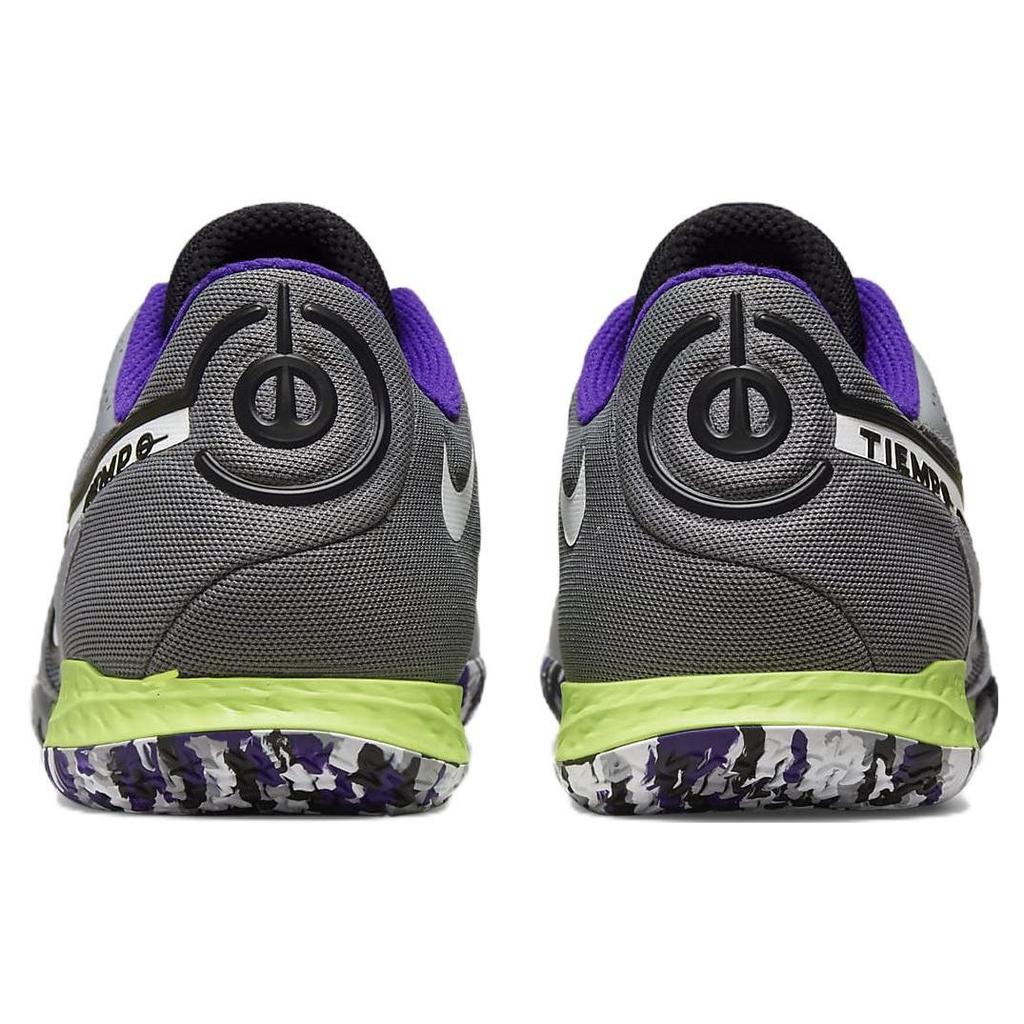 Nike React Tiempo Legend 9 Pro IC Обувь для футзала Унисекс Футбольные бутсы Серо-фиолетовые DA1183-017