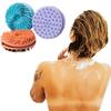 Silicone Soft Bristle Shower Brush Double-sided Bath Brush New Body Shampoo Brush For Exfoliation