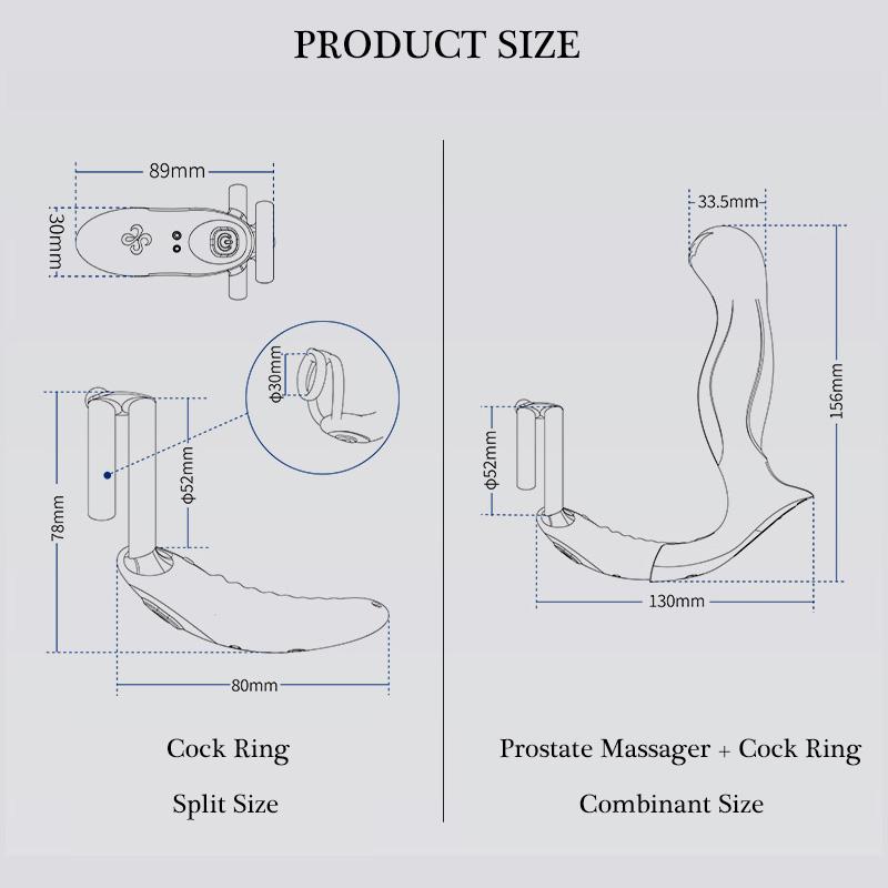 Sevanda Adult Electric Shock Prostate G-Point Massage Cock Ring Vibrator Sex Toys for Men's Bondage Gear Juguetes Sexuales
