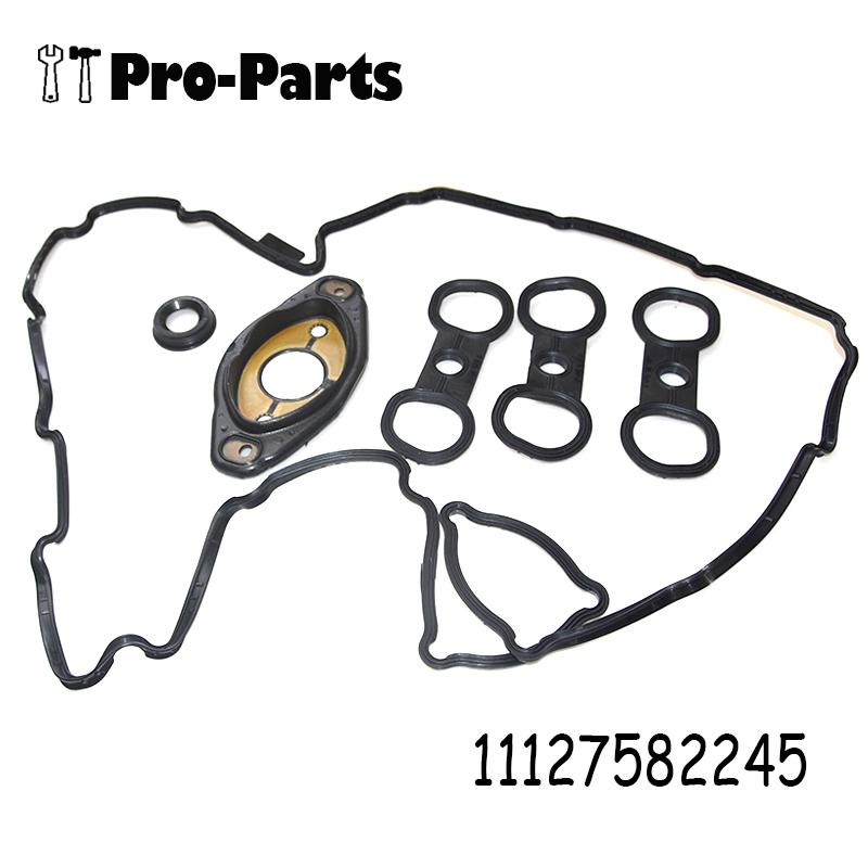 11127582245 New Valve Cover Gasket Kit for BMW N52 E60 E82 E88 E90 E91 E92 E93 X3 X5 Z4 3.0L 11127552280 11127559699