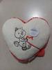 Подушка NICI Кот Любовь Сердце 26x22см