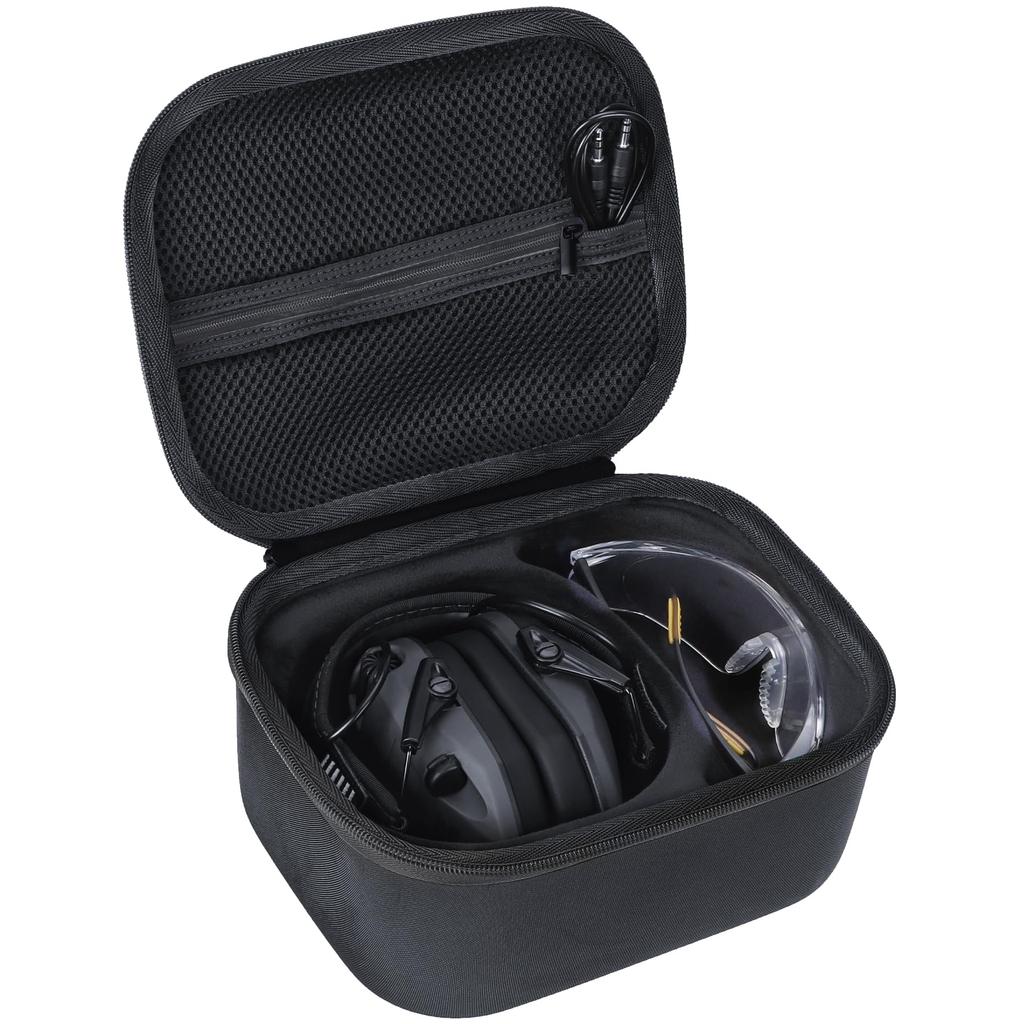 Peyyargo Storage Case Compatible with RAZOR SLIM ELEC MUFF Slim Electronic Earmuffs Walker's (Black)