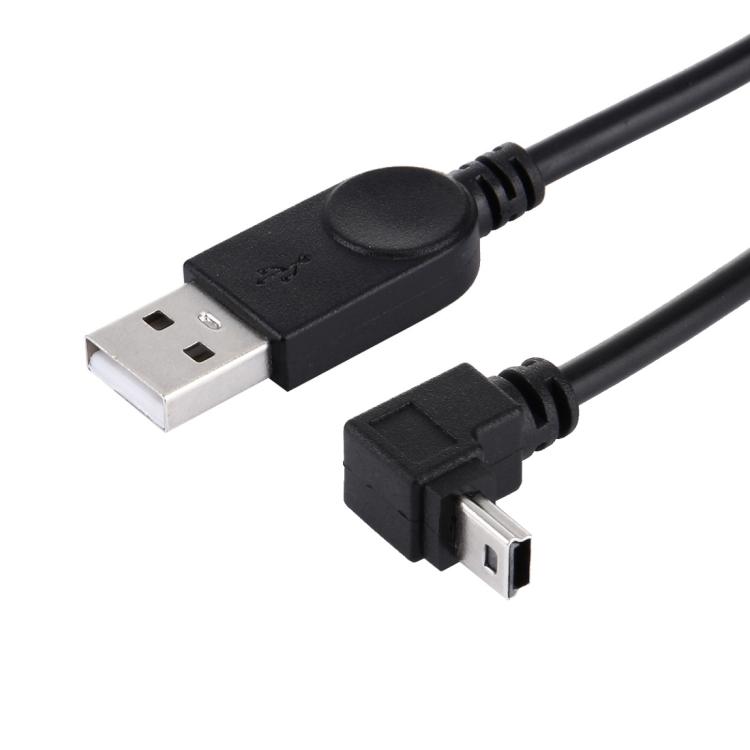 Угловой угол 90 градусов, кабель Mini USB-USB для передачи данных/зарядки, длина: 28см