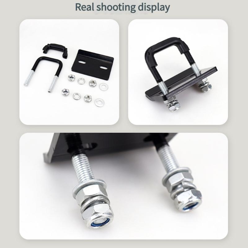 Multiple Vehicle Tow Hitch Stabilizer Rustproof U Bolt Clamp Secure Connection Trailer Coupler Lock for Caravans & Trailers