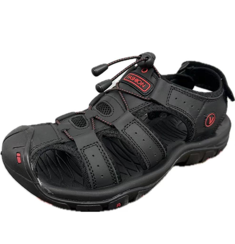 Мужские сандалии, летние дышащие пляжные сандалии для мужчин, высококачественная натуральная кожа, мужская повседневная обувь, модная римская обувь ручной работы