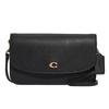 Polished Pebble Leather Hayden Crossbody One Size Women's Bag, Black,