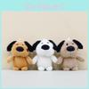 Charming Plush Dog Figurine Adorable Soft Toy Keychain For Pet Lovers' Bags