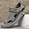 Summer Men's Sandals Handmade Mesh Breathable Casual Shoes