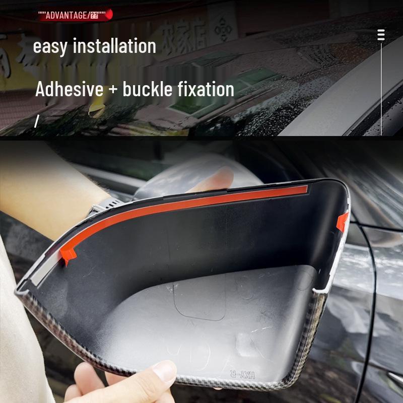 Tesla Model Y Rearview Mirror Protective Decorative Cover Set