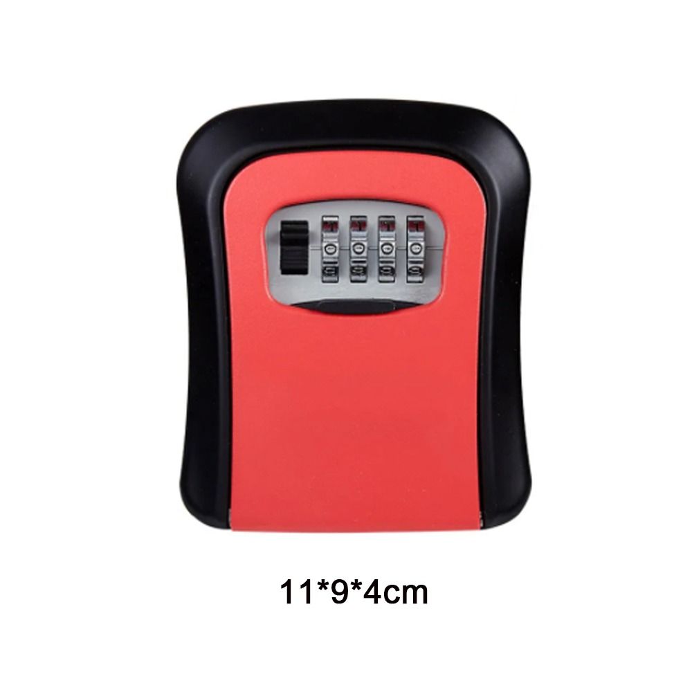 Smart Password Key Lock Box Metal Storage Box Safe Digit Password Key Box Outdoor