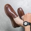 Fashion Classic Retro Men's Dress Shoes Business Style Party Leather Formal Shoes Wedding Shoe Men's Flats Leather Oxfords Loafers Shoes