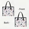 Witch Pattern Tote Bag Casual Portable Large Capacity Fashion Daily Shopping Handbag