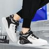 Новые модные мужские дышащие баскетбольные кроссовки на толстой подошве для студентов, удобные повседневные спортивные кроссовки для бега