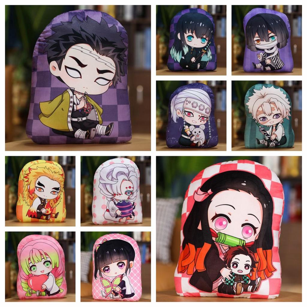 Аниме Клинок, рассекающий демонов Kimetsu No Yaiba Плюшевая подушка-подвеска Мягкая игрушка Идеально для коллекции и украшения