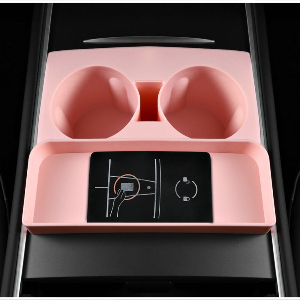 Anti-slip Car Center Console Cup Holder Anti-rollover Interior Storage Compartment Long Journey