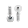 7/8inch*1.8inch Top Guide Wheels 8PCS Bifold Flexible Shaft Metal