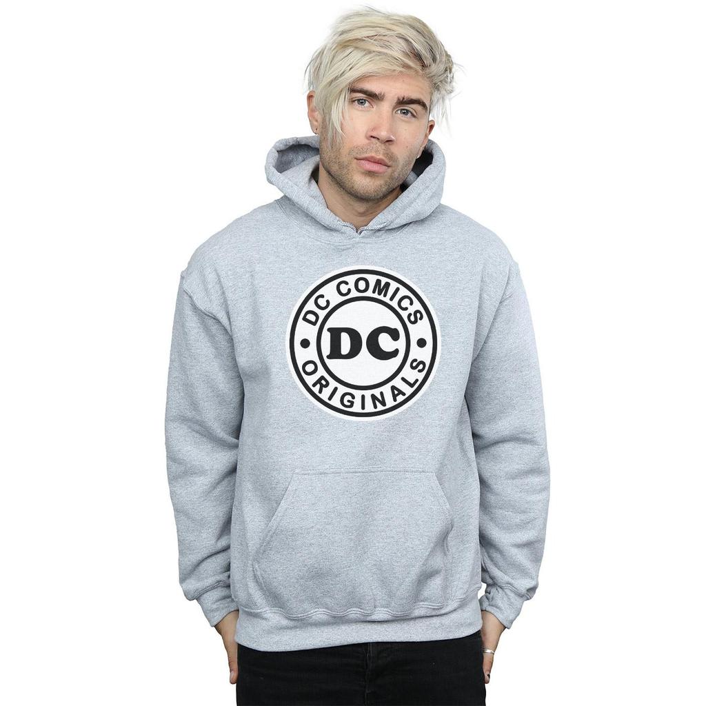 DC Comics Mens DC Originals Logo Hoodie
