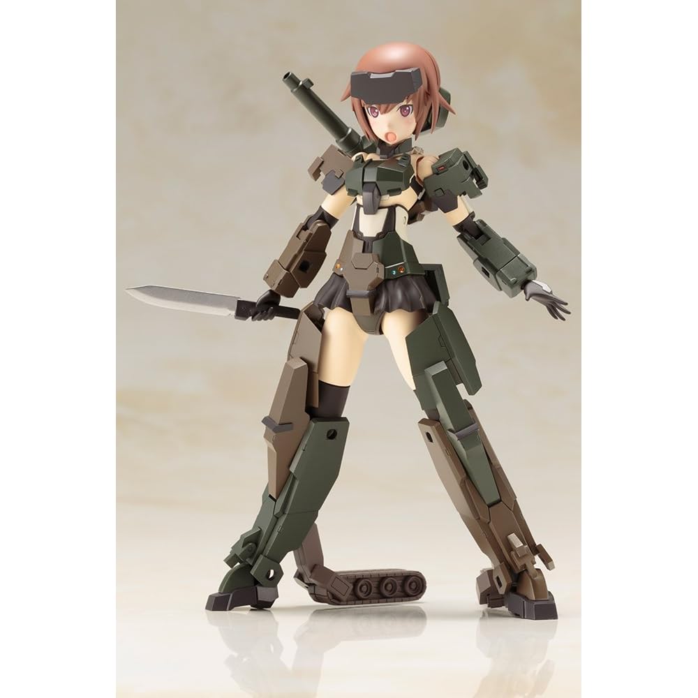 Набор для сборки Frame Arms Girl Goryu 10th Style с LittleArmory 150 мм, не в масштабе, предварительно окрашенная пластиковая модель