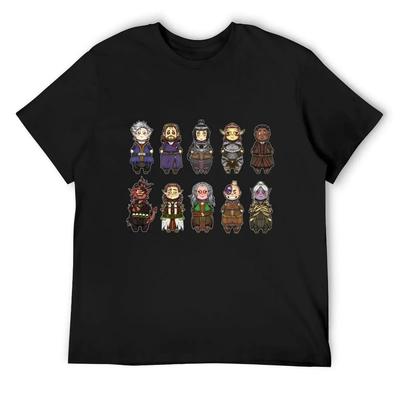 BG3 Чиби Футболка хлопок графические футболки Одежда мешковатые рубашки летние топы мужская футболка для тренировок