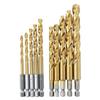 High Quality 1.5mm-10.0mm 1/4 Hex Shank High Speed Hexagonal Handle Twist Drill Drill Bit Set