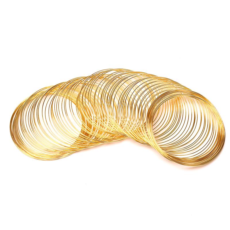 100 кругов 0,6 мм стальная проволока памяти для изготовления ювелирных изделий из бисера браслета
