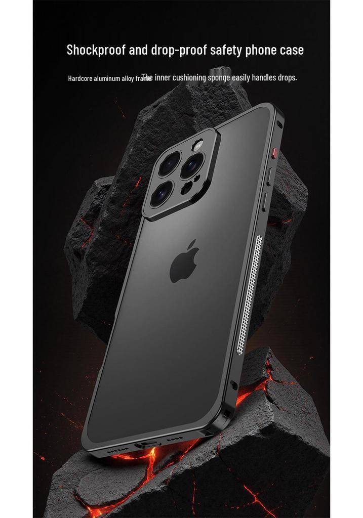 Алюминиевый сплав iPhone 15 Pro, бампер с теплоотводом и пряжкой в виде морского конька