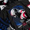 Футболка 2026 God of War, футболка Кратоса, мужская и женская футболка "Спартанский призрак", летняя хлопковая, удобная, свободная, с коротким рукавом