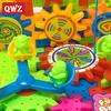 QWZ 81 шт. электрические шестерни 3D модели строительные наборы пластиковые кирпичные блоки развивающие игрушки для детей подарки для детей