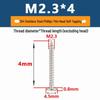 Yigu 304 Stainless Steel Phillips Thin Flat Head Self-Tapping Screw M2-M8, Countersunk Pointed Tail
