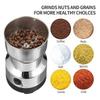 Electric Stainless Steel Coffee Bean Grinder Home Grinding Milling Machine 220V Coffee Beans Grind Kitchen Accessories