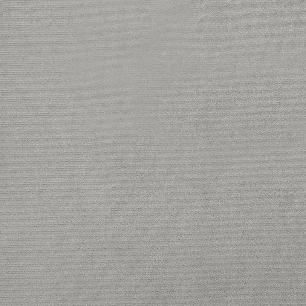 Club Chair Light Grey Velvet
