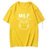 Milf Funny Meme Cotton Tshirt Man I Love Frogs Fashion Graphic T Shirts Summer Short Sleeve Tshirts High Quality Mens Tshirt