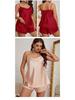 Ice Silk Women's Pajama Set: Breathable Summer Cami Dress and Shorts