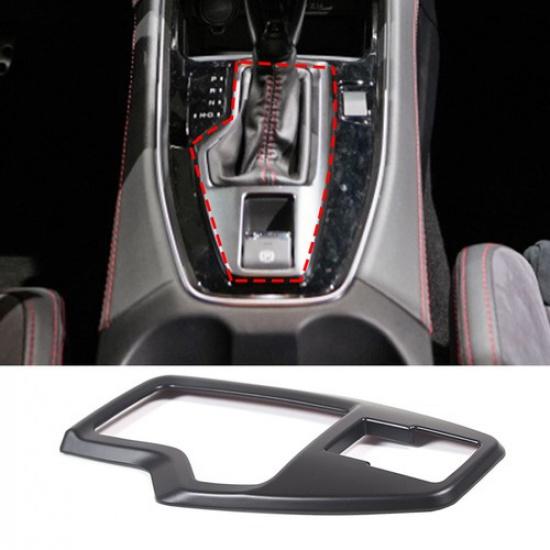Matte Black Center Console Gear Shifter Panel Trim Cover for Subaru WRX -24