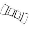Car Air Conditioning Vent Trim for Ford Everest 2015-2021 Ranger 2015-2021 2022 Dashboard AC Outlet Cover Sticker Accessories