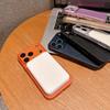 Однотонная рамка Искусственная кожа Магнитный чехол для телефона Для iPhone 17 Pro Max 15 13 14 16 Pro Max Для MagSafe Бампер Задняя крышка